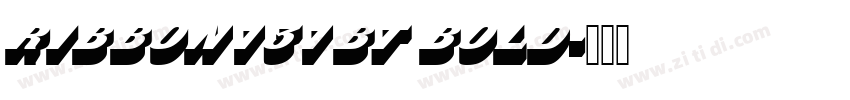 Ribbon131BT Bold字体转换